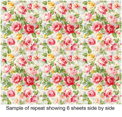 Summer Roses Wallpaper Sheets
