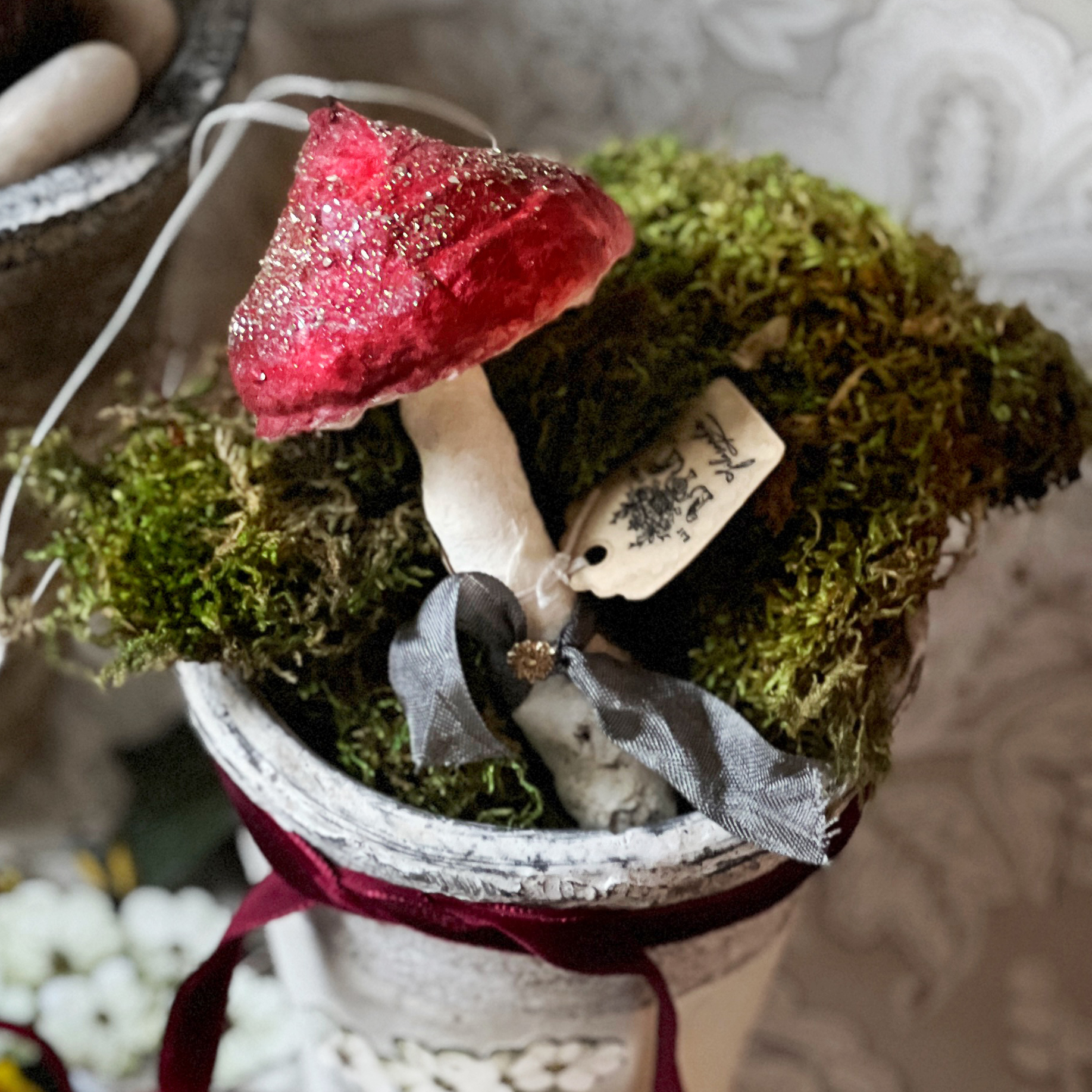 Spun Cotton Ornaments