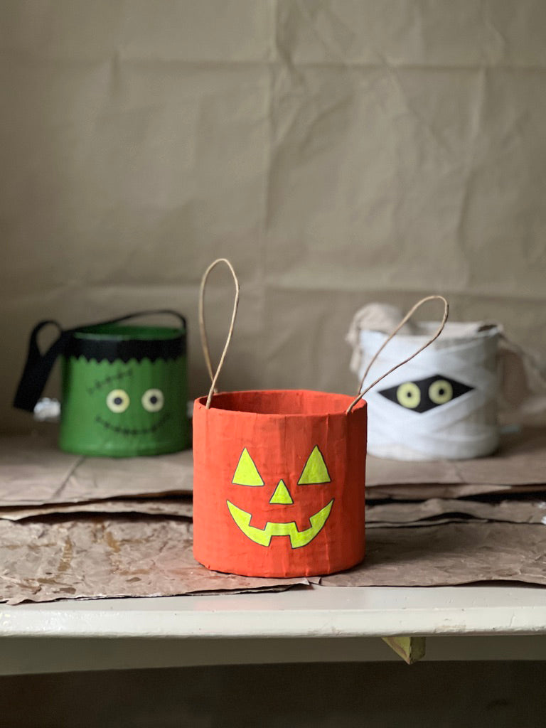 Trick-Or-Treat Bucket Patterns and Instruction Instant Downloads