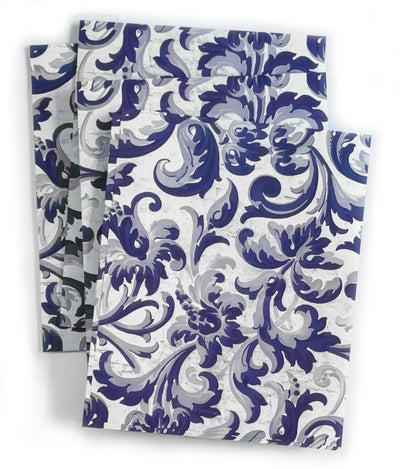 Acanthus Blue Wallpaper Sheets