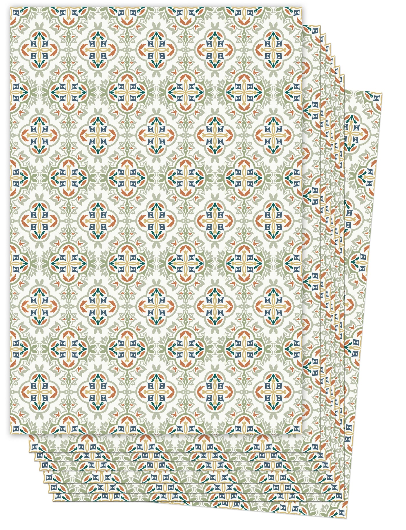 Cafe Tile Wall Wallpaper Sheets by Filasophie