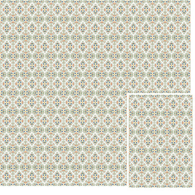 Cafe Tile Wall Wallpaper Sheets by Filasophie