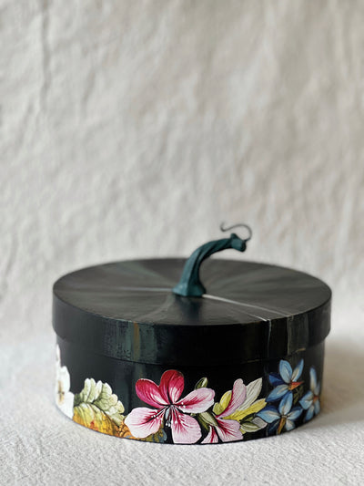 Handmade Black Pumkpin Gourd Cookie Box