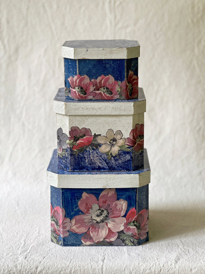 Handmade Lily's Floral 3 tier box set