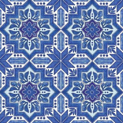Moroccan Blue & White Tiles