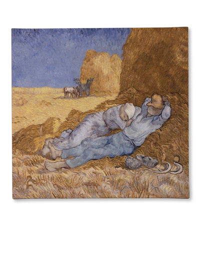 Van Gogh Noon Rest From Work Stretched Canvas Art